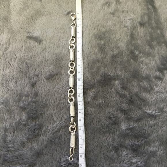 Silver Multi-Tube Bracelet - Picture 3 of 4
